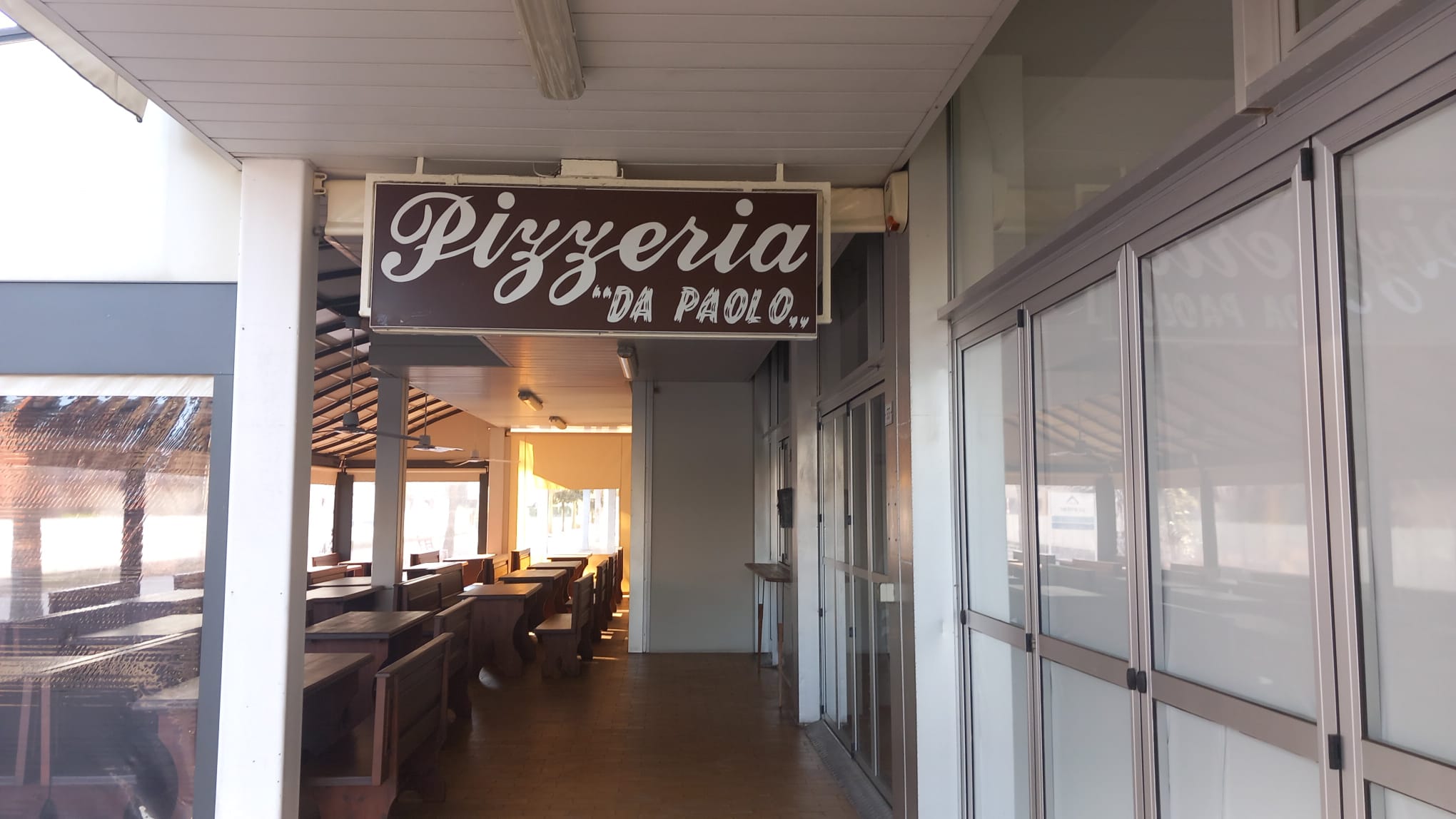 l'insegna della Pizzeria Ristorante Da Paolo